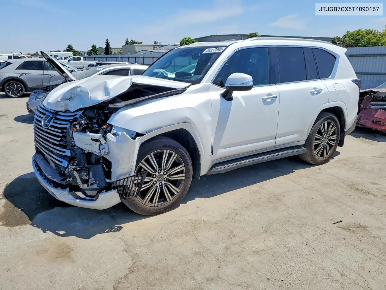 2026 Lexus Lx 600 Luxury VIN: JTJGB7CX5T4090167 Lot: 58333596