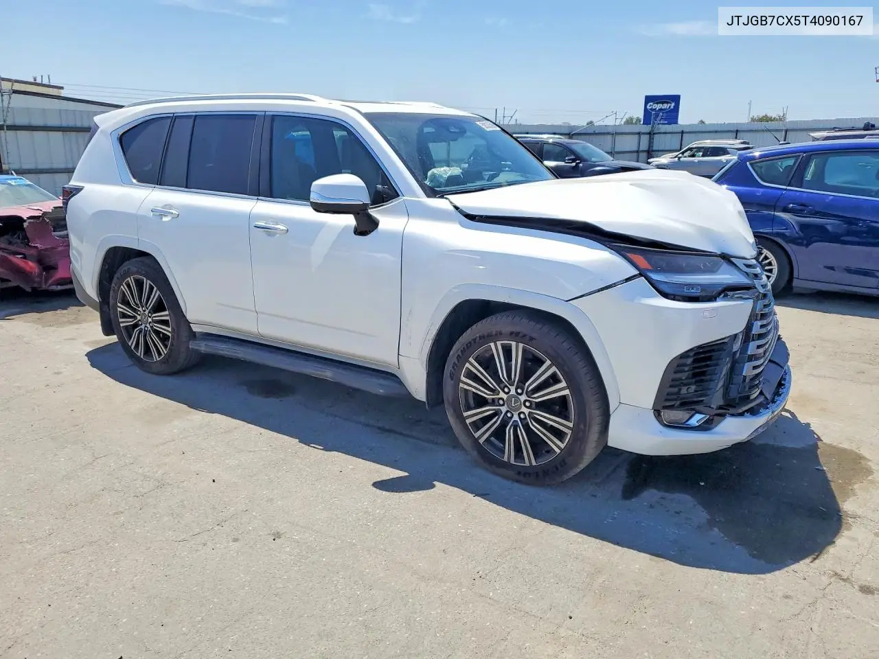 2026 Lexus Lx 600 Luxury VIN: JTJGB7CX5T4090167 Lot: 58333596