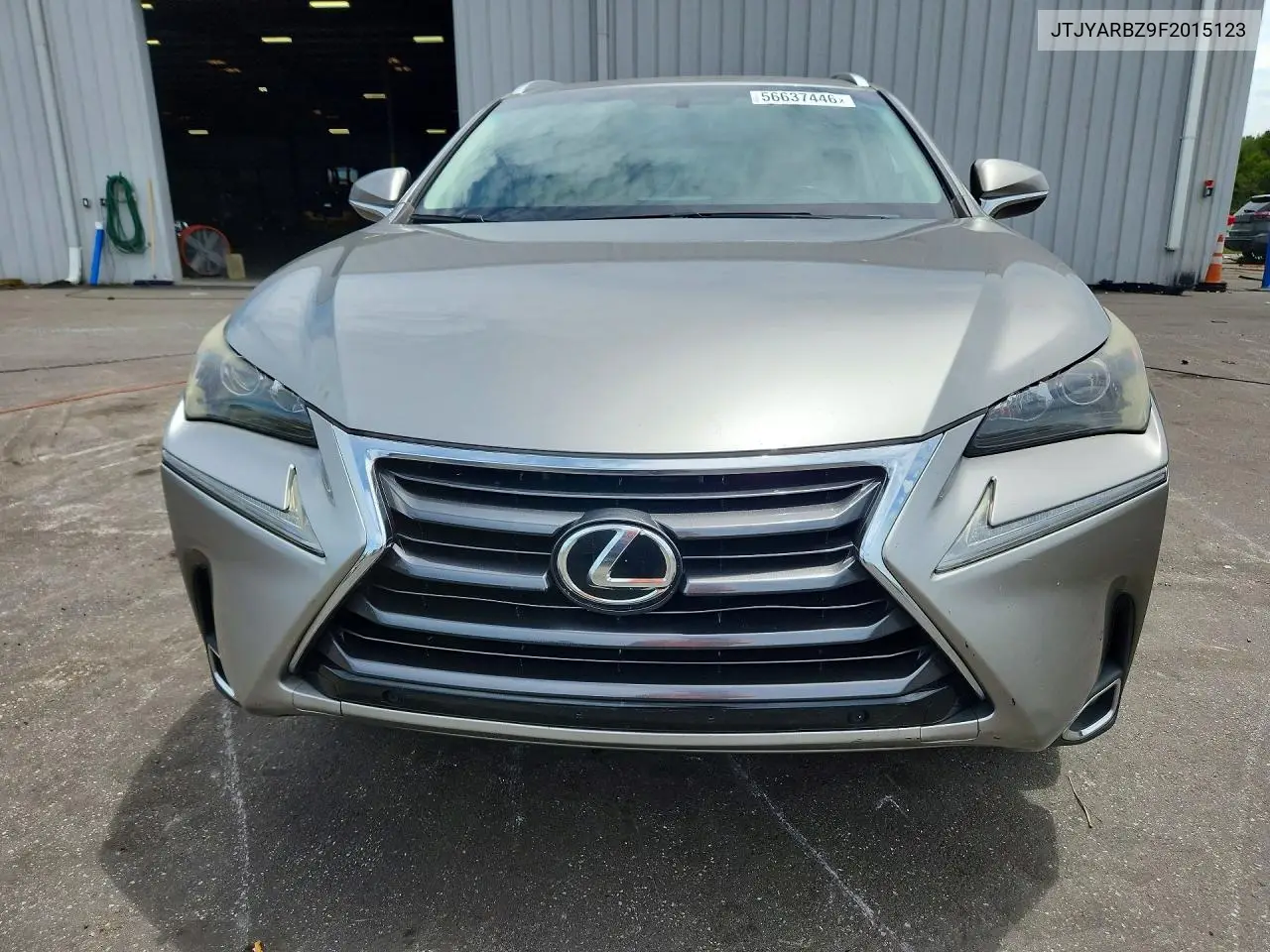 2015 Lexus Nx 200T VIN: JTJYARBZ9F2015123 Lot: 56637446