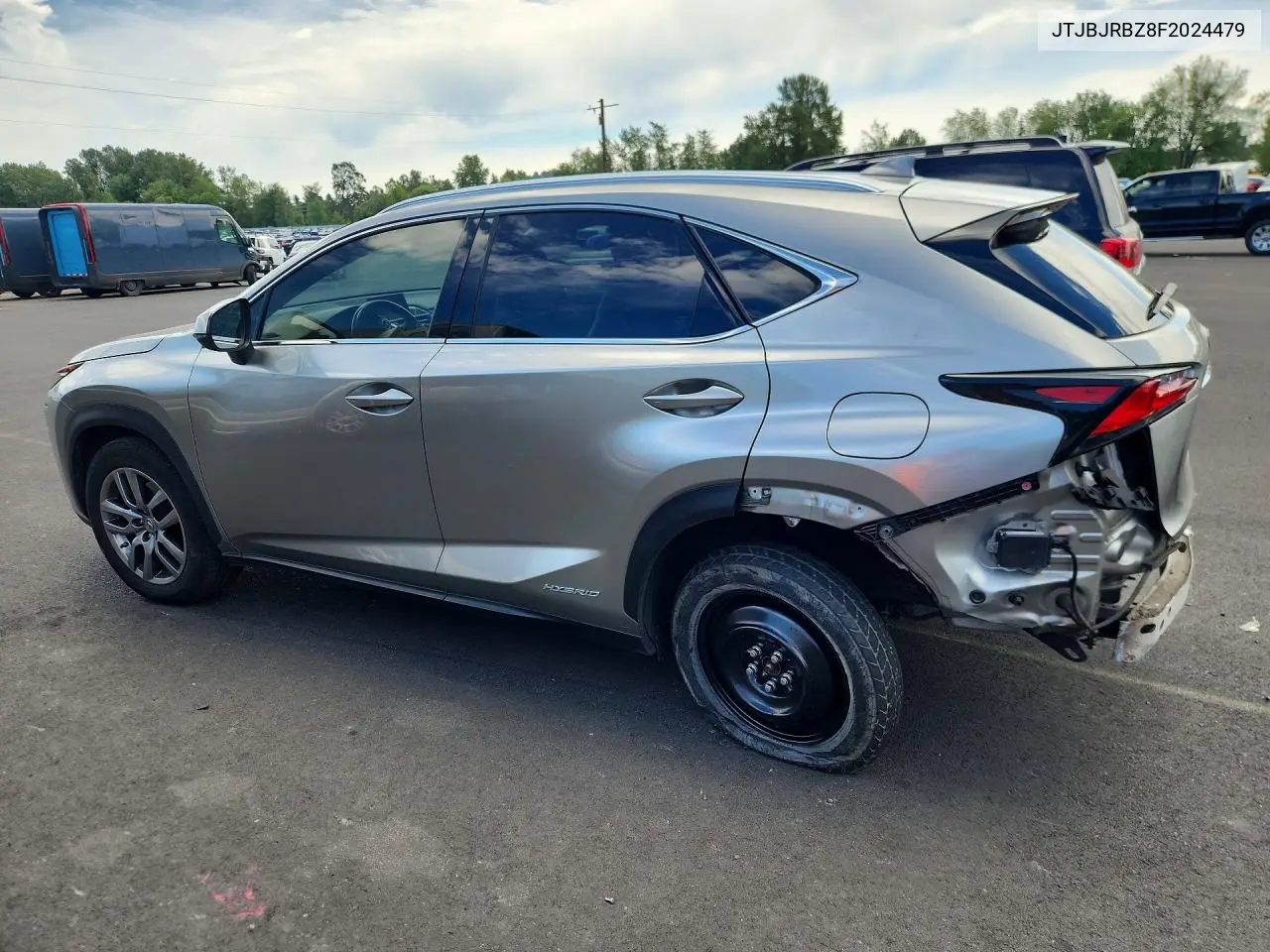 2015 Lexus Nx 300H VIN: JTJBJRBZ8F2024479 Lot: 57896246