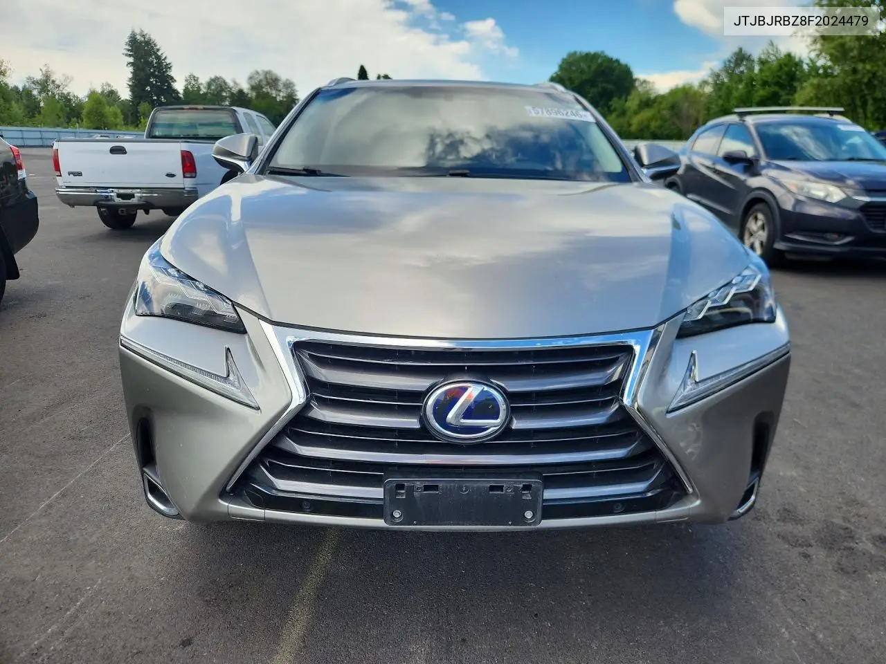 2015 Lexus Nx 300H VIN: JTJBJRBZ8F2024479 Lot: 57896246