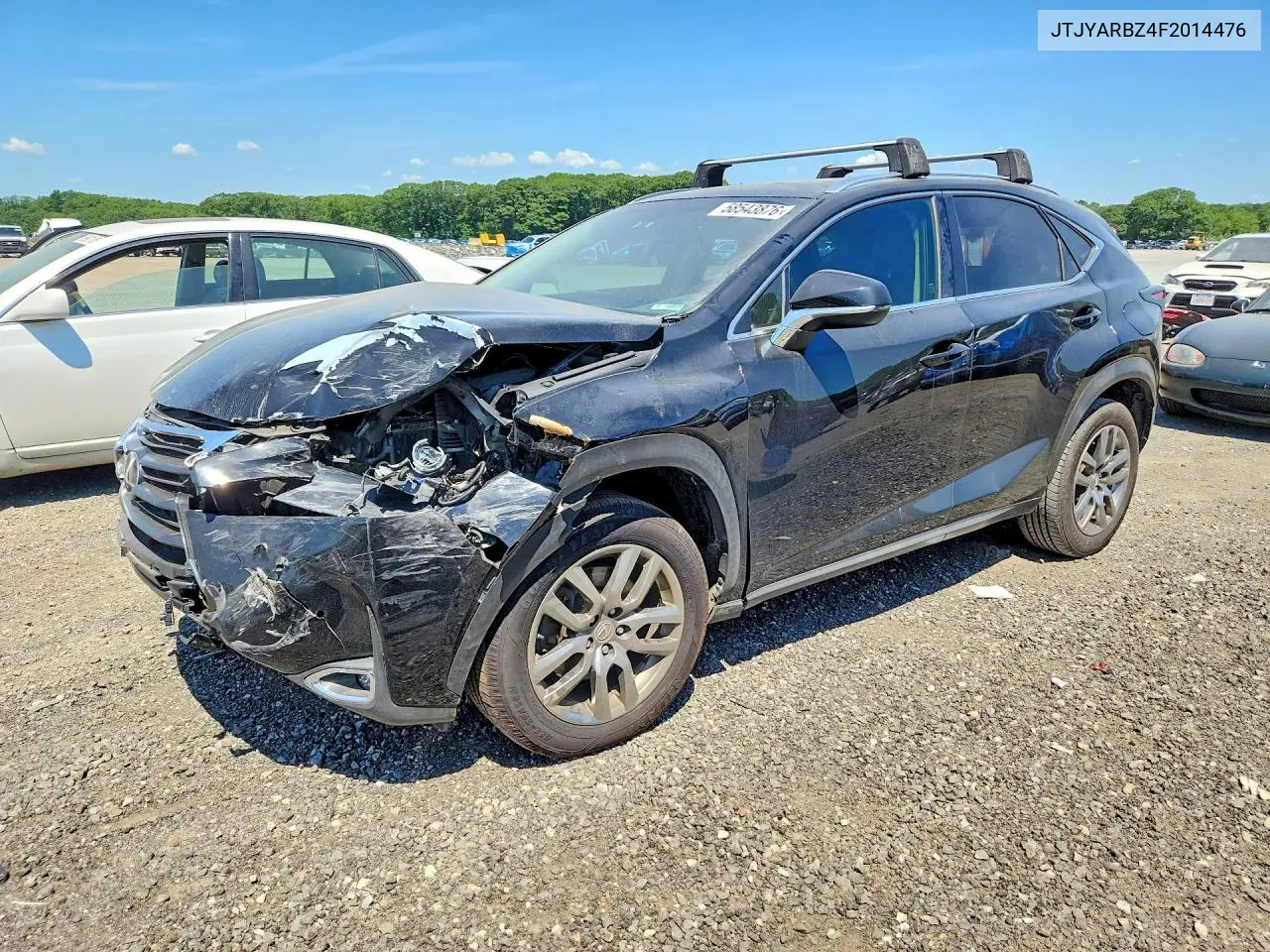 2015 Lexus Nx 200T VIN: JTJYARBZ4F2014476 Lot: 58543876