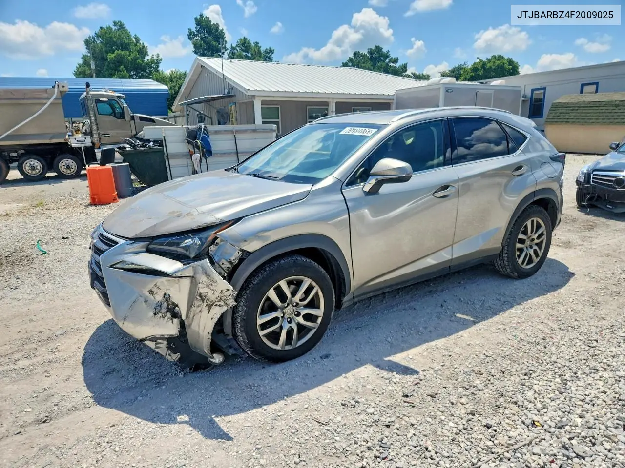 2015 Lexus Nx 200T VIN: JTJBARBZ4F2009025 Lot: 59104866
