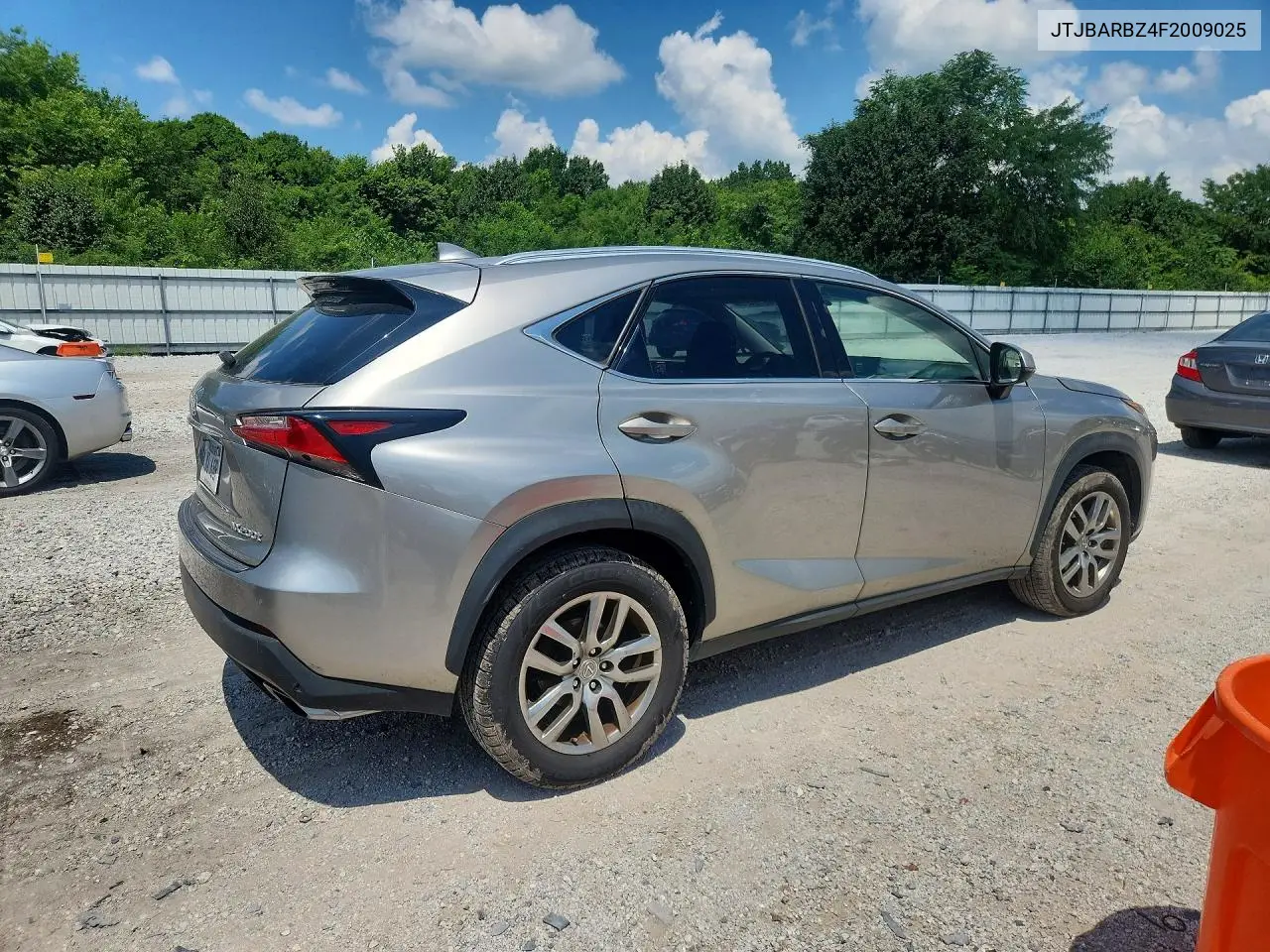 2015 Lexus Nx 200T VIN: JTJBARBZ4F2009025 Lot: 59104866