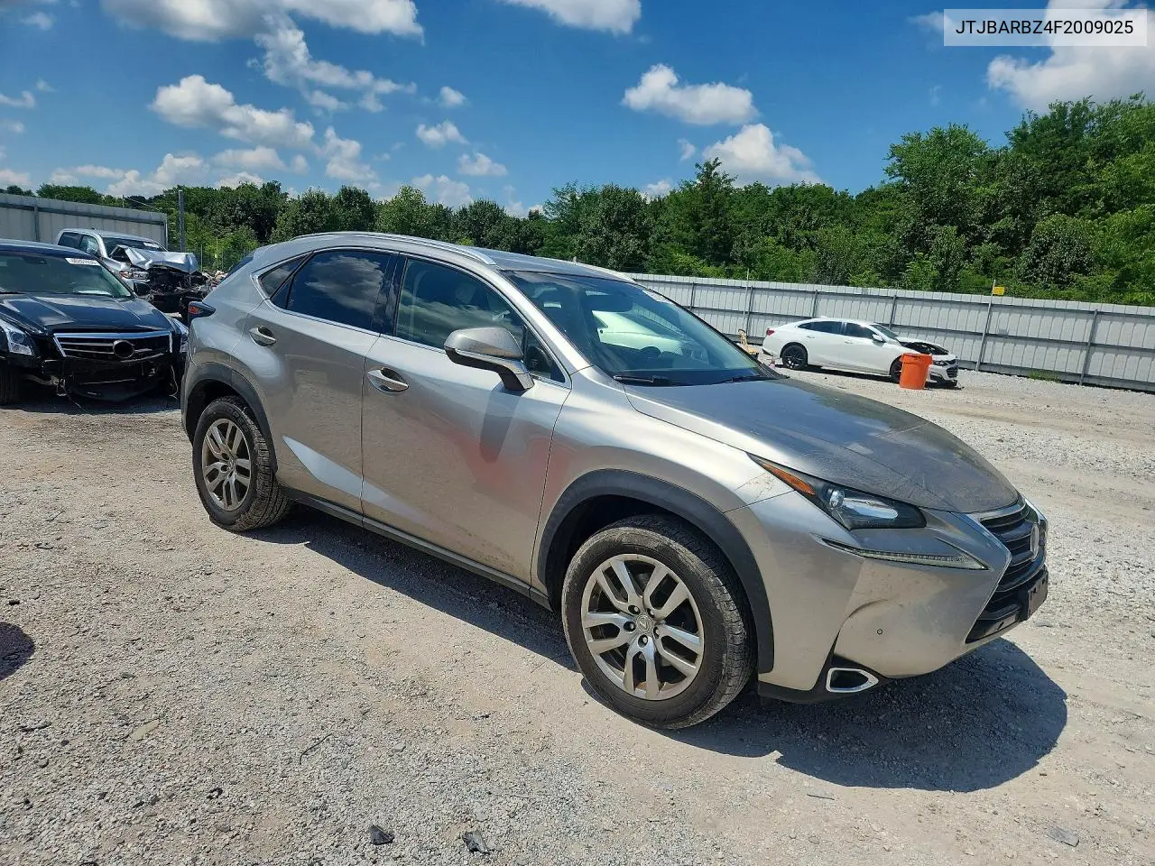 2015 Lexus Nx 200T VIN: JTJBARBZ4F2009025 Lot: 59104866