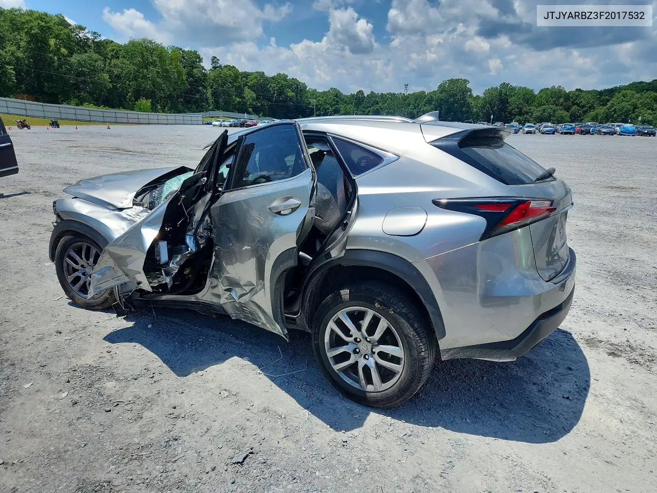 2015 Lexus Nx 200T VIN: JTJYARBZ3F2017532 Lot: 60205716