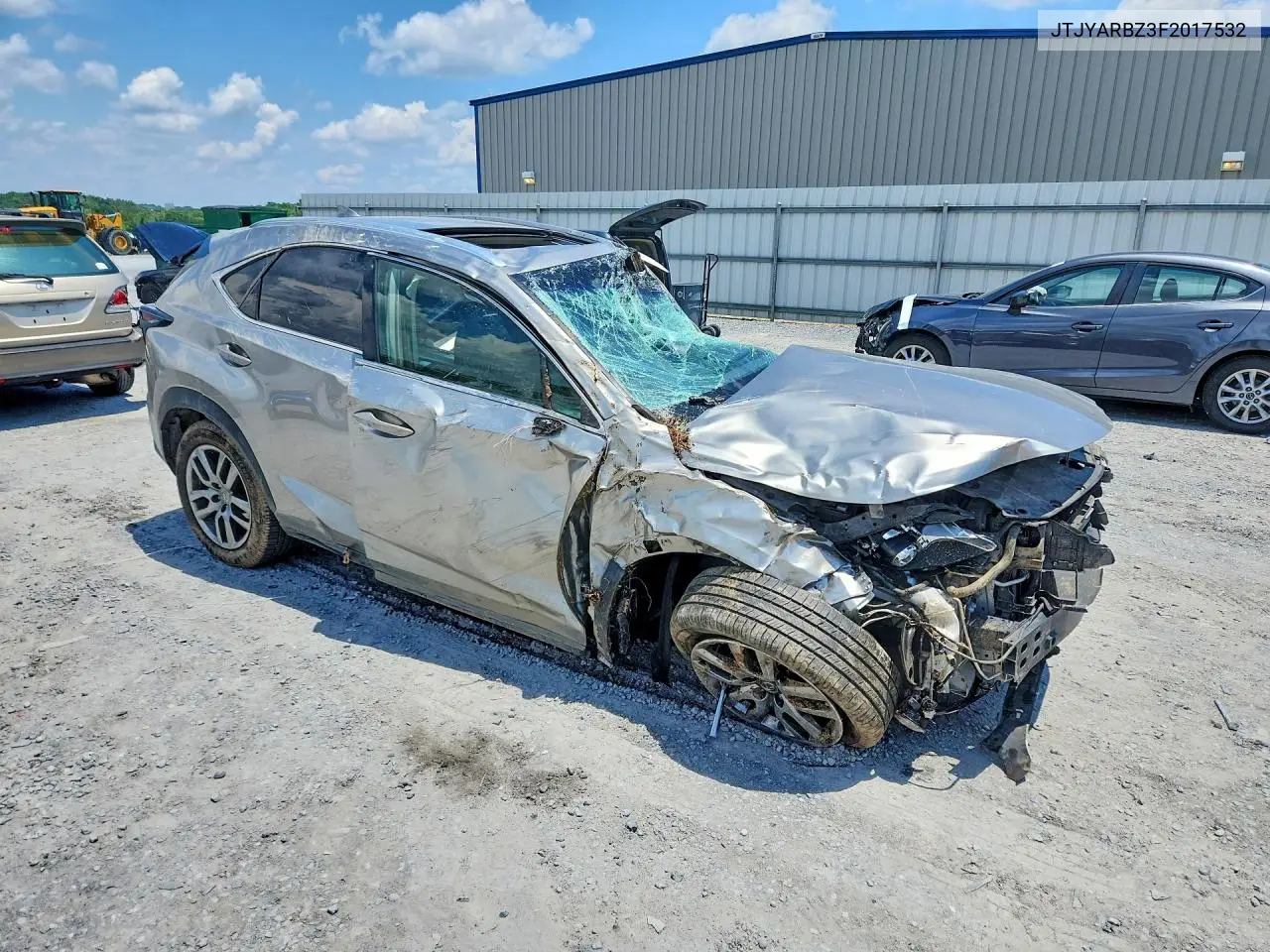 2015 Lexus Nx 200T VIN: JTJYARBZ3F2017532 Lot: 60205716