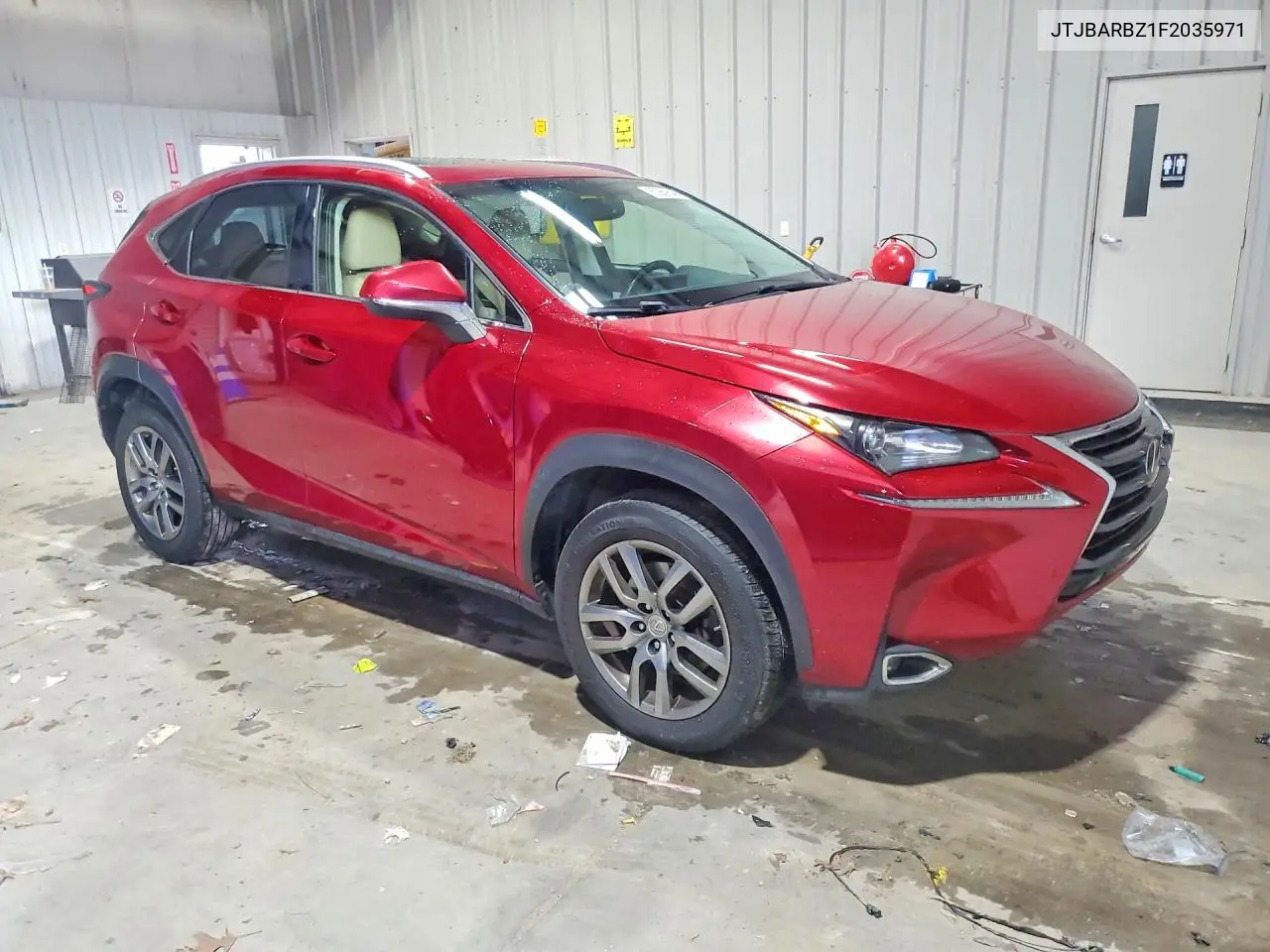 2015 Lexus Nx 200T VIN: JTJBARBZ1F2035971 Lot: 60269546