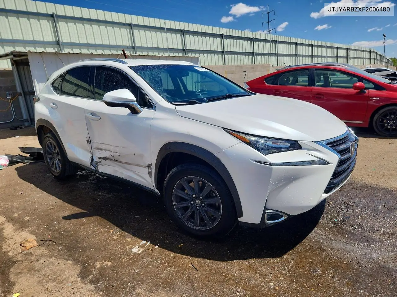 2015 Lexus Nx 200T VIN: JTJYARBZXF2006480 Lot: 60375856