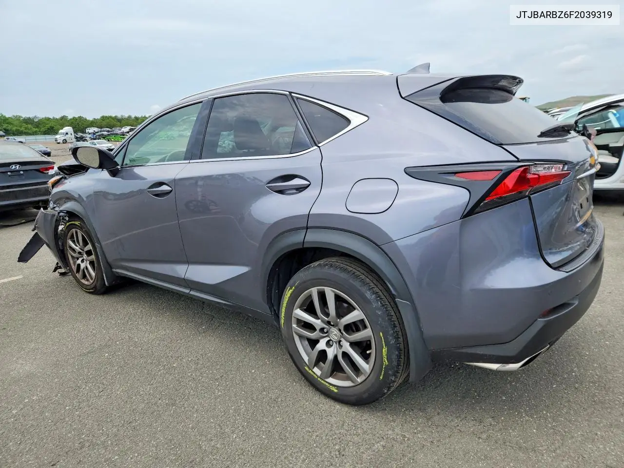 2015 Lexus Nx 200T VIN: JTJBARBZ6F2039319 Lot: 60382446