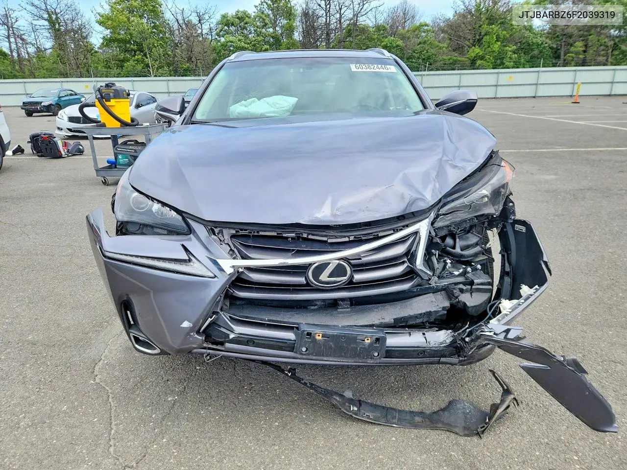 2015 Lexus Nx 200T VIN: JTJBARBZ6F2039319 Lot: 60382446