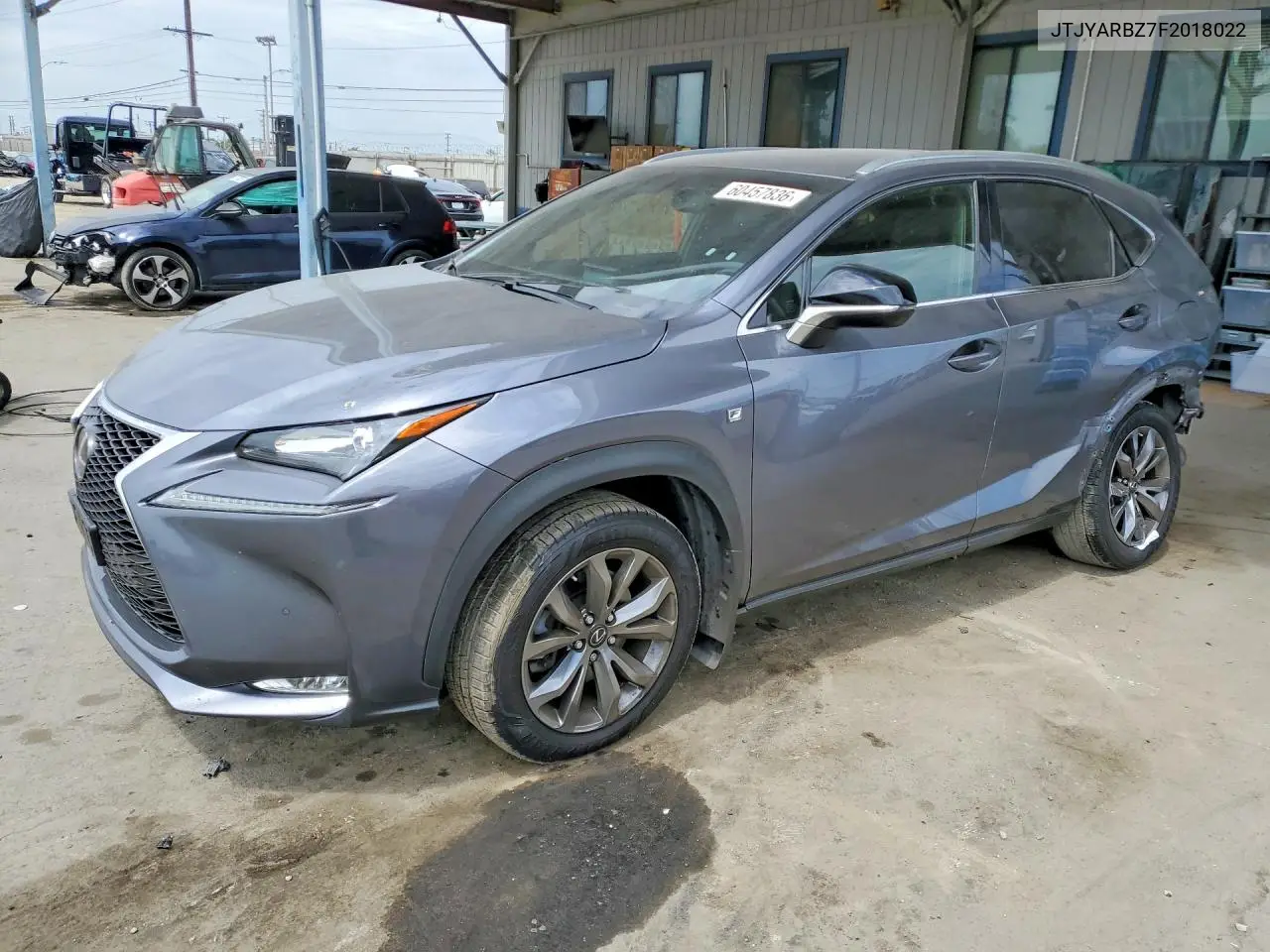2015 Lexus Nx 200T VIN: JTJYARBZ7F2018022 Lot: 60457836