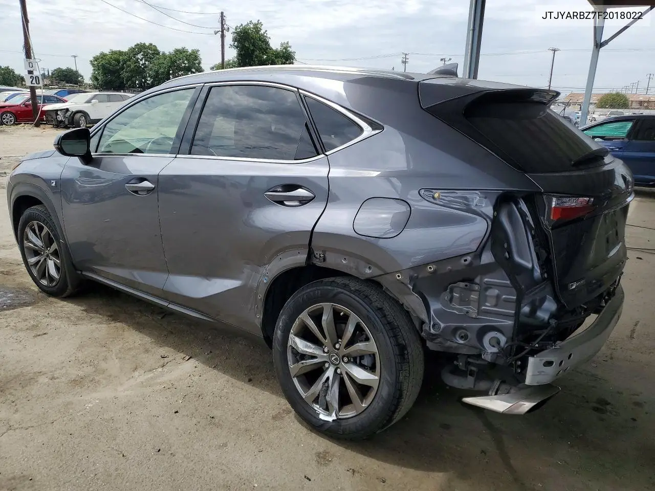 2015 Lexus Nx 200T VIN: JTJYARBZ7F2018022 Lot: 60457836