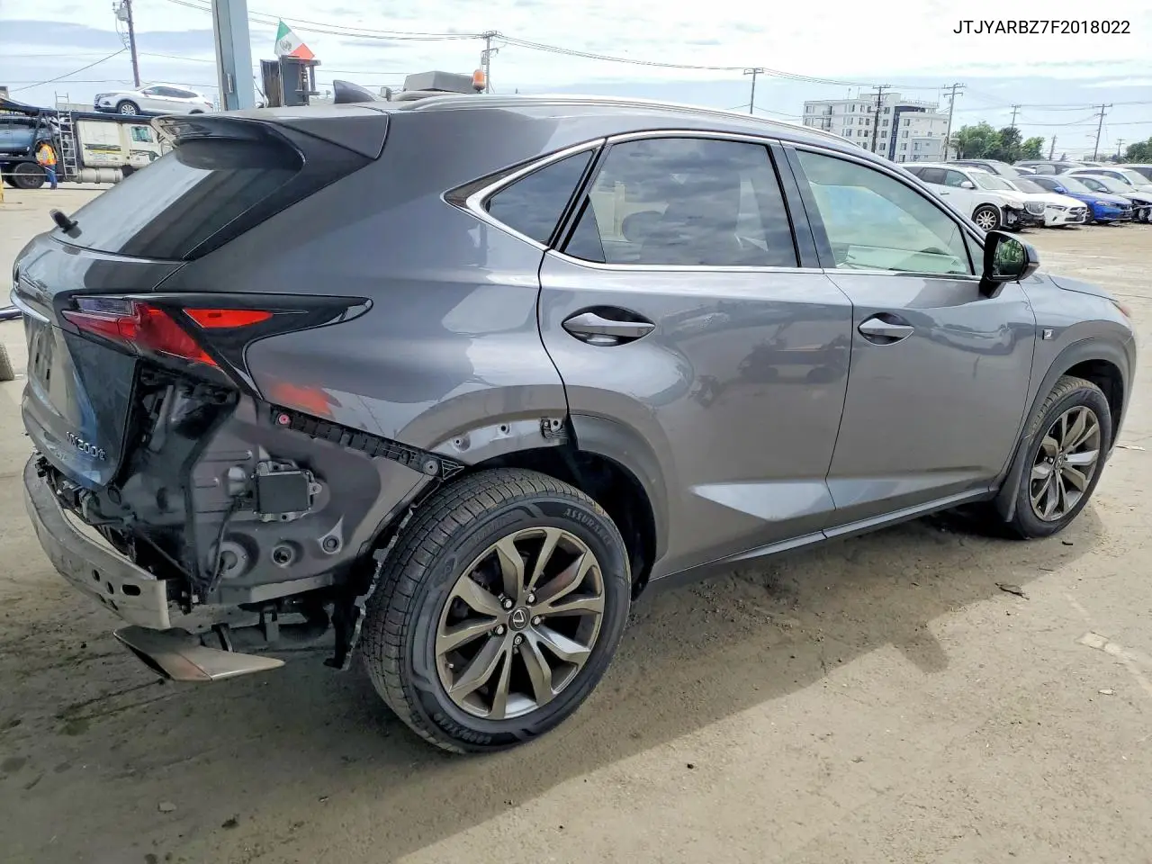 2015 Lexus Nx 200T VIN: JTJYARBZ7F2018022 Lot: 60457836