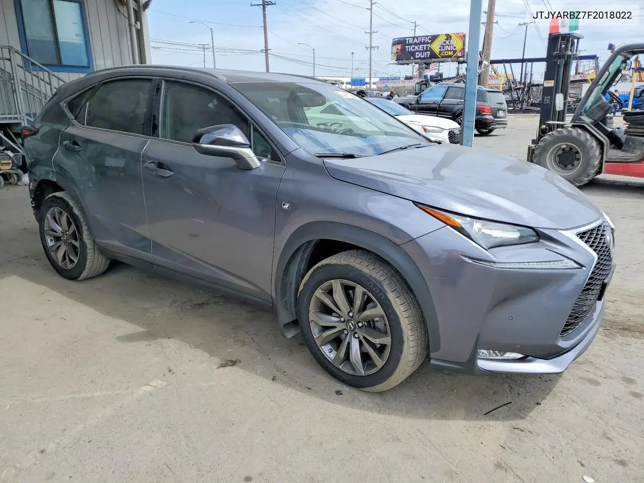 2015 Lexus Nx 200T VIN: JTJYARBZ7F2018022 Lot: 60457836