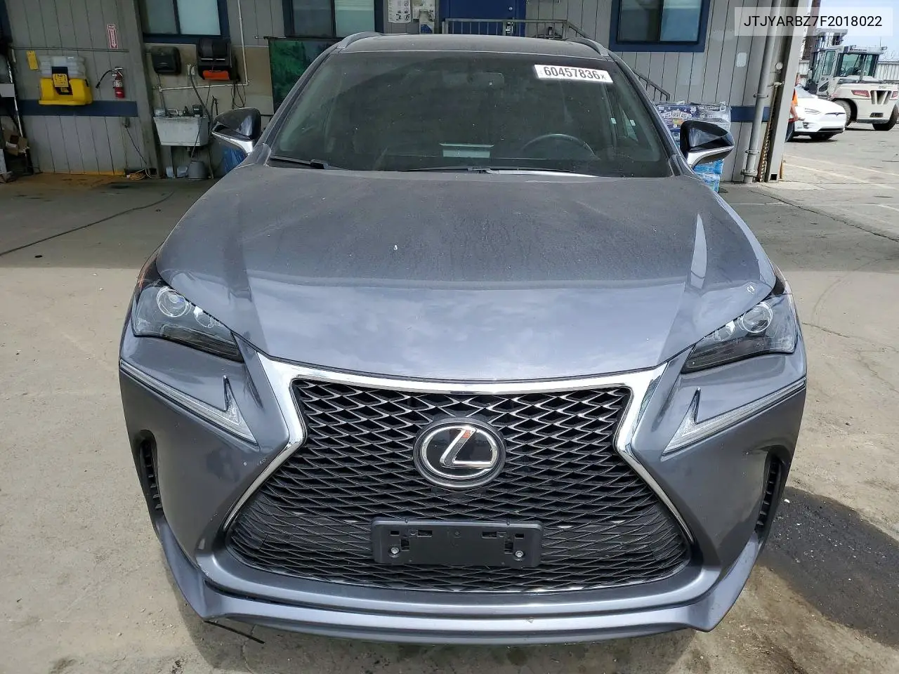 2015 Lexus Nx 200T VIN: JTJYARBZ7F2018022 Lot: 60457836