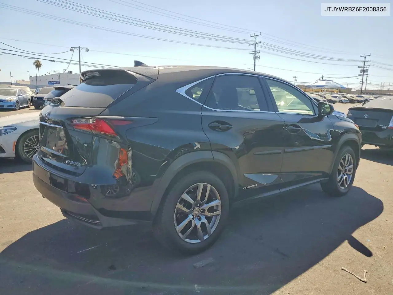 2015 Lexus Nx 300H VIN: JTJYWRBZ6F2008356 Lot: 60650906