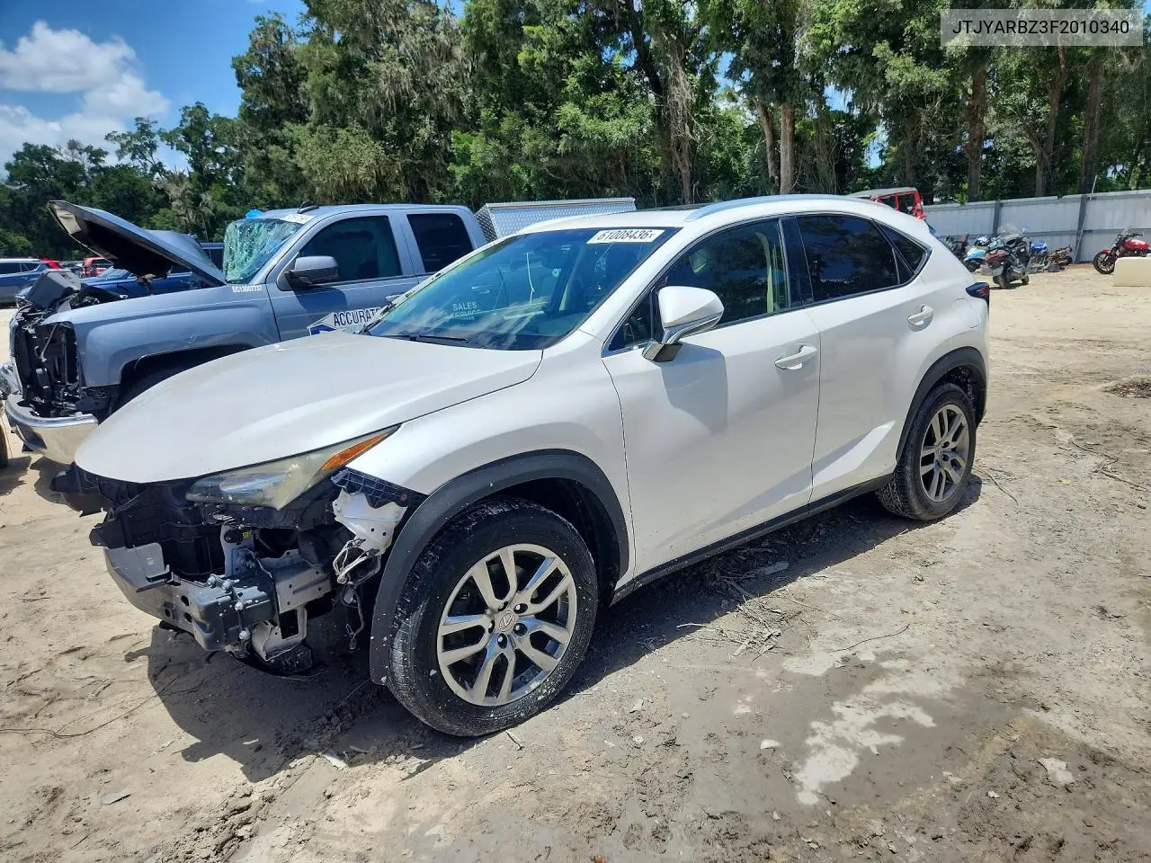 2015 Lexus Nx 200T VIN: JTJYARBZ3F2010340 Lot: 61008436