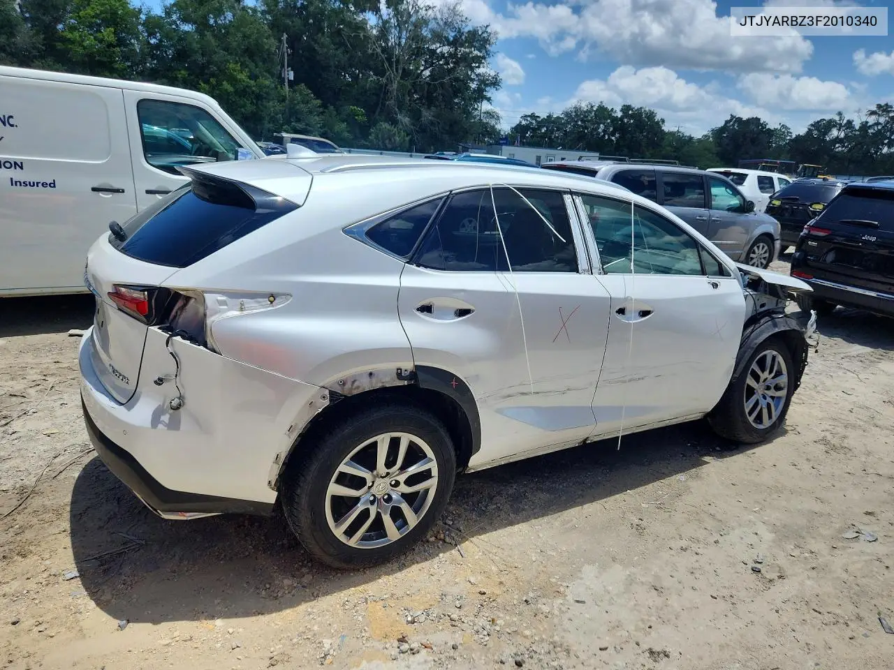 2015 Lexus Nx 200T VIN: JTJYARBZ3F2010340 Lot: 61008436