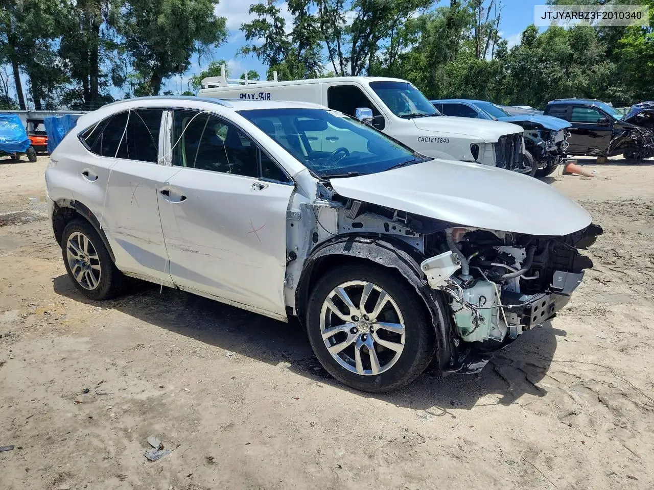 2015 Lexus Nx 200T VIN: JTJYARBZ3F2010340 Lot: 61008436