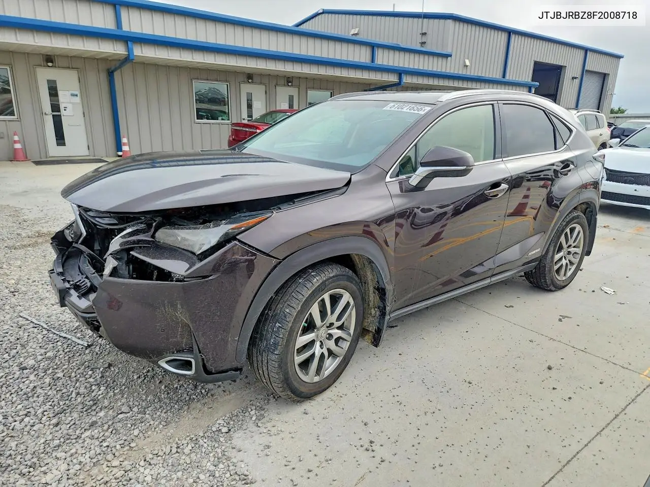 2015 Lexus Nx 300H VIN: JTJBJRBZ8F2008718 Lot: 61021656