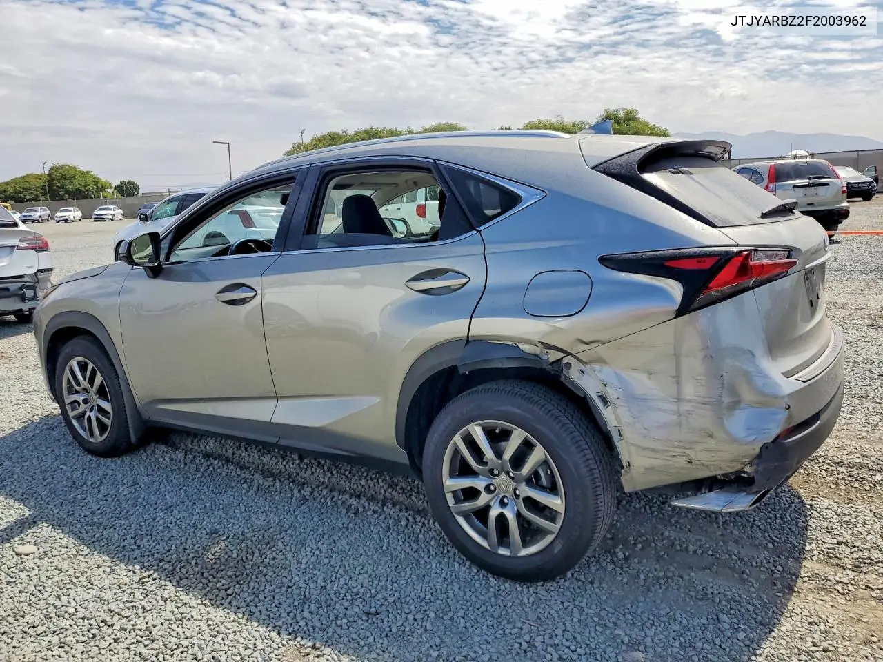 2015 Lexus Nx 200T VIN: JTJYARBZ2F2003962 Lot: 61025046