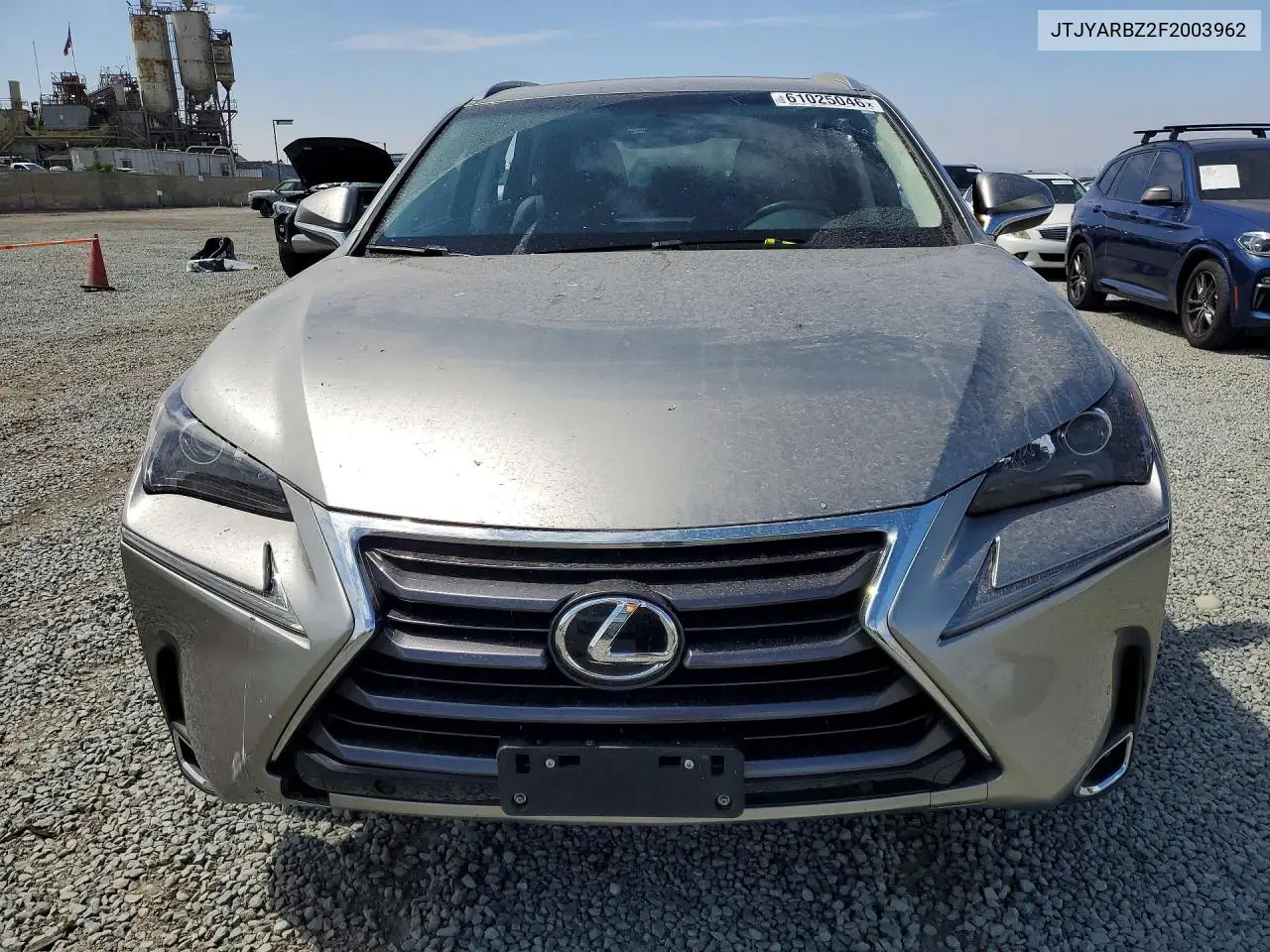 2015 Lexus Nx 200T VIN: JTJYARBZ2F2003962 Lot: 61025046