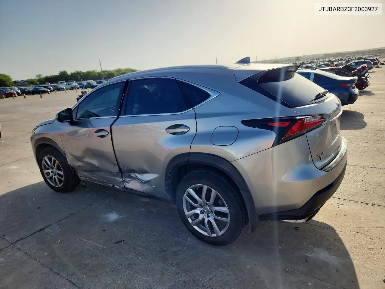 2015 Lexus Nx 200T VIN: JTJBARBZ3F2003927 Lot: 61202426