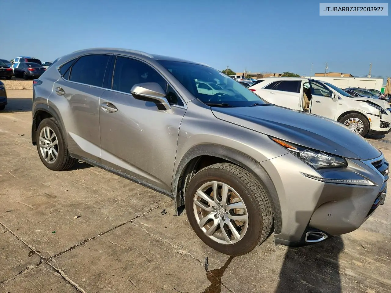 2015 Lexus Nx 200T VIN: JTJBARBZ3F2003927 Lot: 61202426