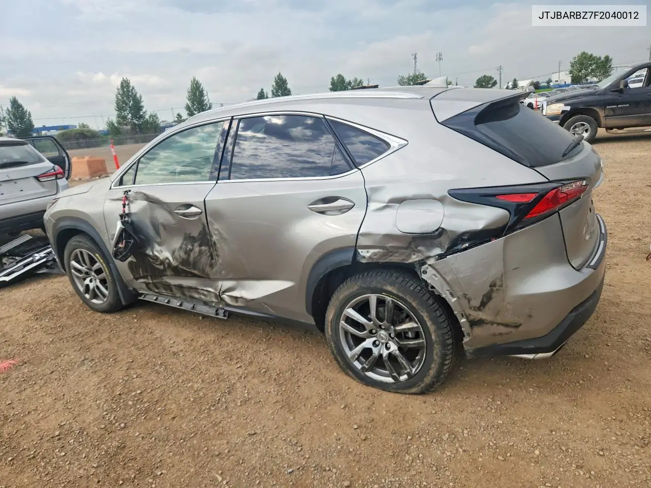 2015 Lexus Nx 200T VIN: JTJBARBZ7F2040012 Lot: 61596646