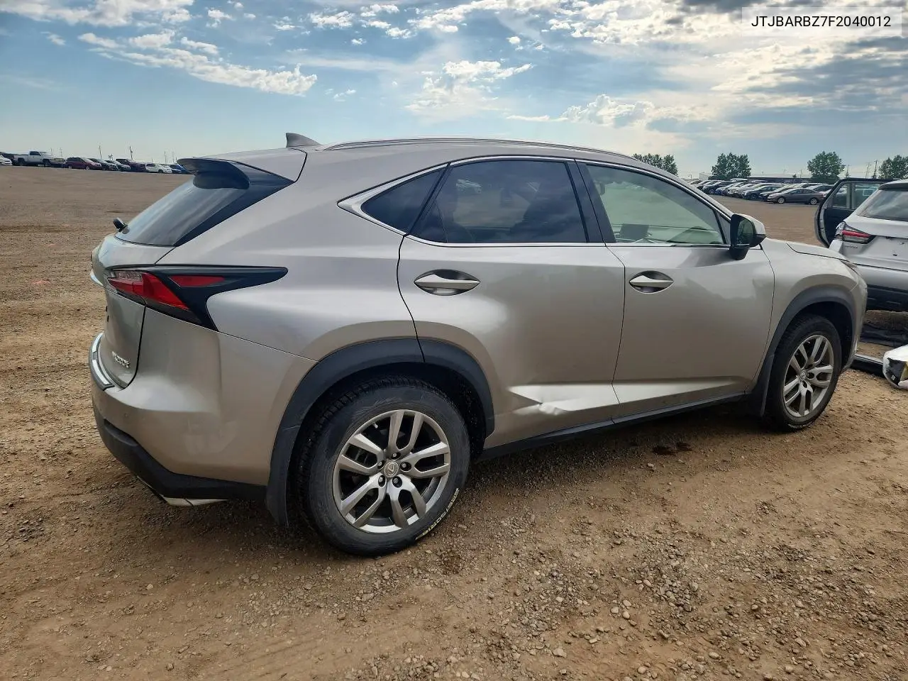 2015 Lexus Nx 200T VIN: JTJBARBZ7F2040012 Lot: 61596646