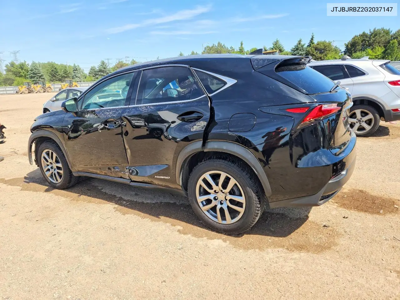 2016 Lexus Nx 300H VIN: JTJBJRBZ2G2037147 Lot: 55201196