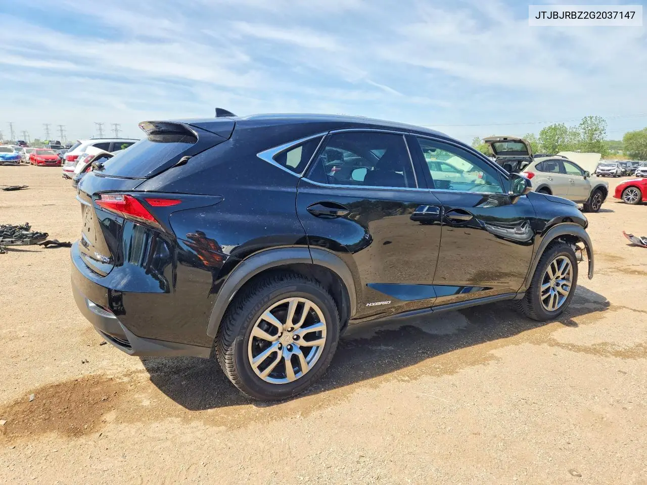2016 Lexus Nx 300H VIN: JTJBJRBZ2G2037147 Lot: 55201196