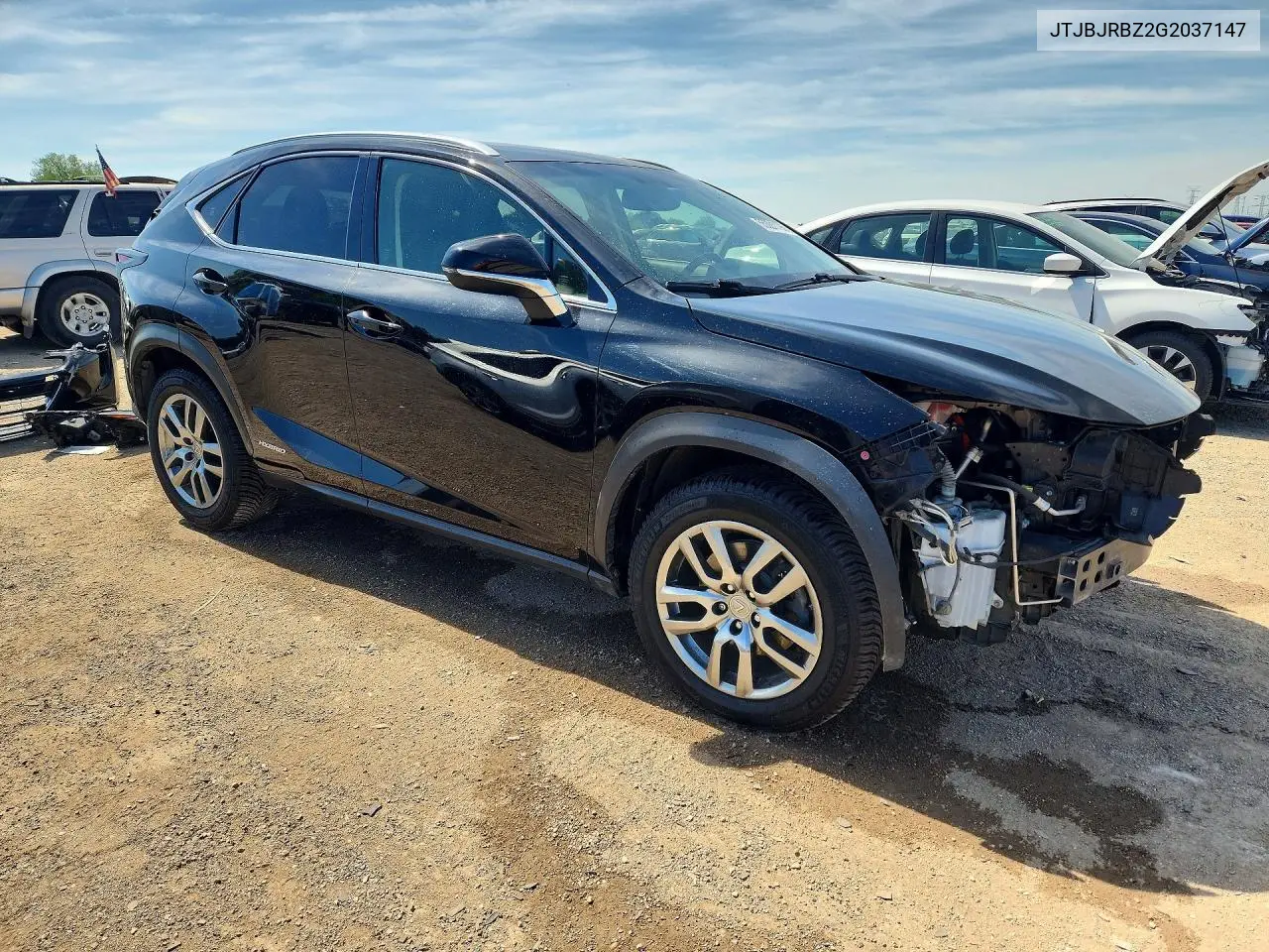 2016 Lexus Nx 300H VIN: JTJBJRBZ2G2037147 Lot: 55201196
