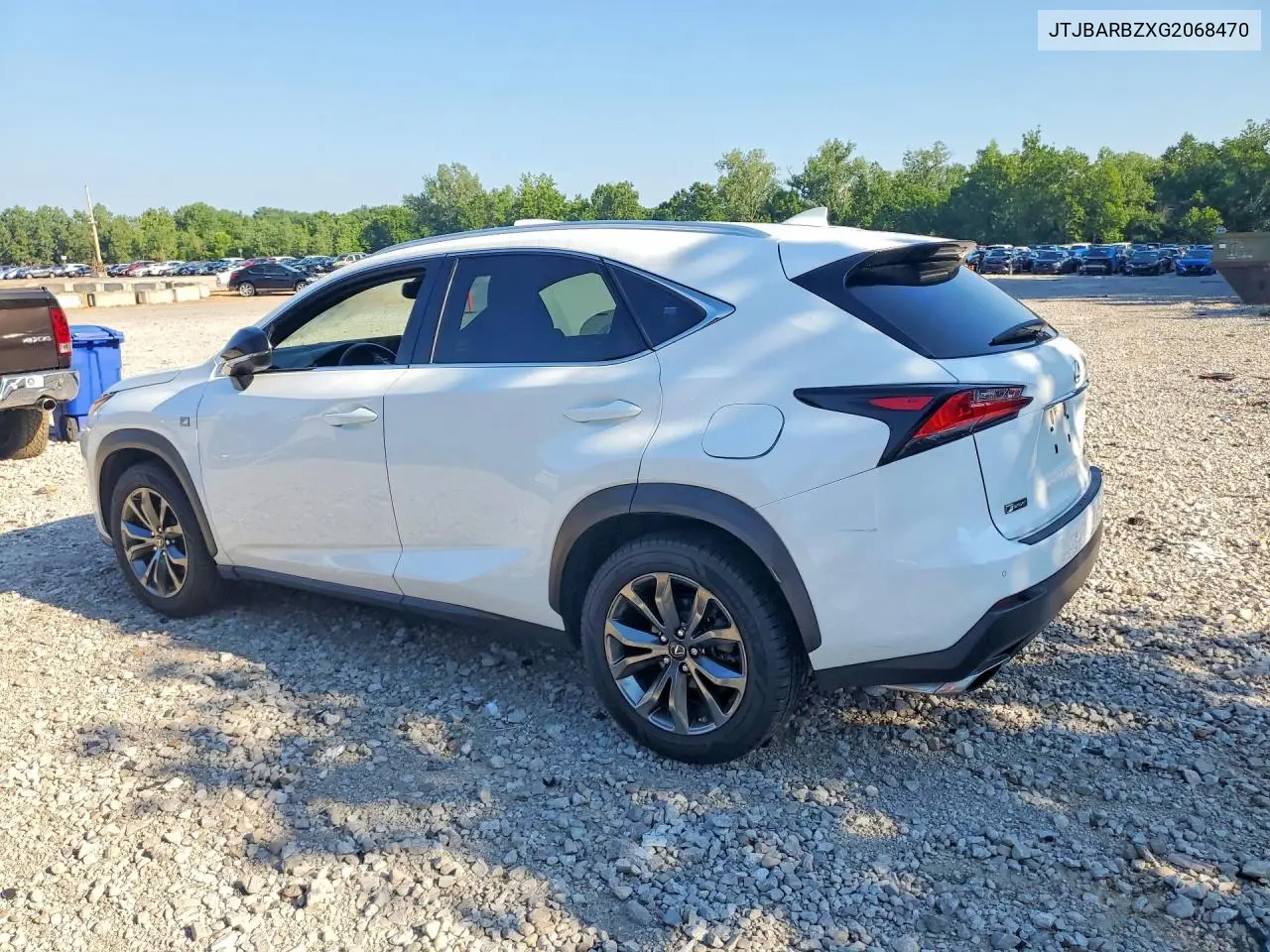 2016 Lexus Nx 200T F Sport VIN: JTJBARBZXG2068470 Lot: 60852666