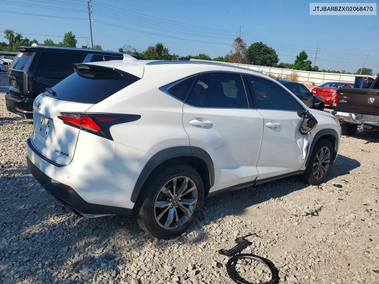 2016 Lexus Nx 200T F Sport VIN: JTJBARBZXG2068470 Lot: 60852666