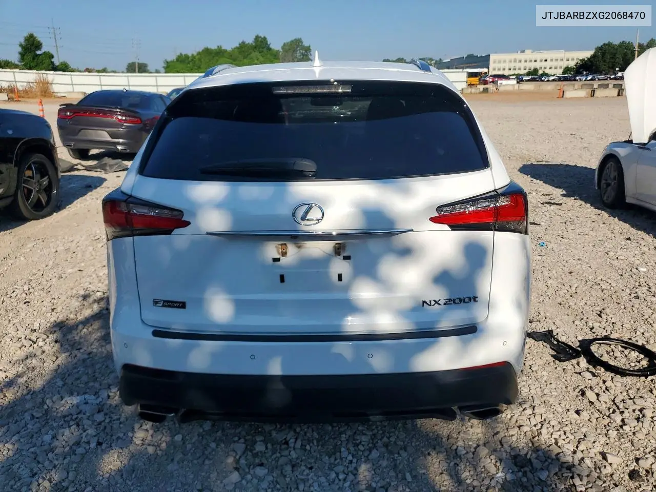 2016 Lexus Nx 200T F Sport VIN: JTJBARBZXG2068470 Lot: 60852666