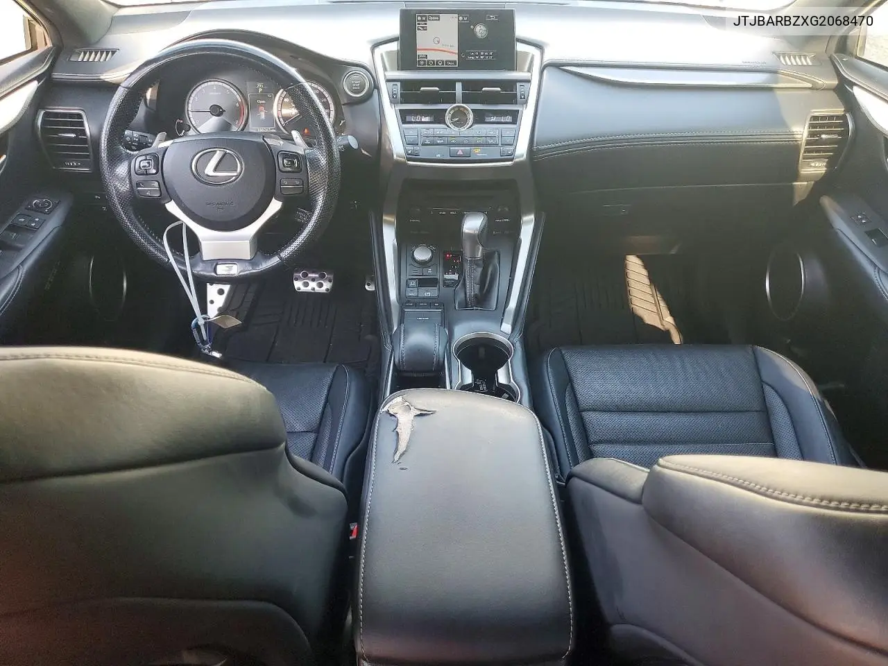 2016 Lexus Nx 200T F Sport VIN: JTJBARBZXG2068470 Lot: 60852666