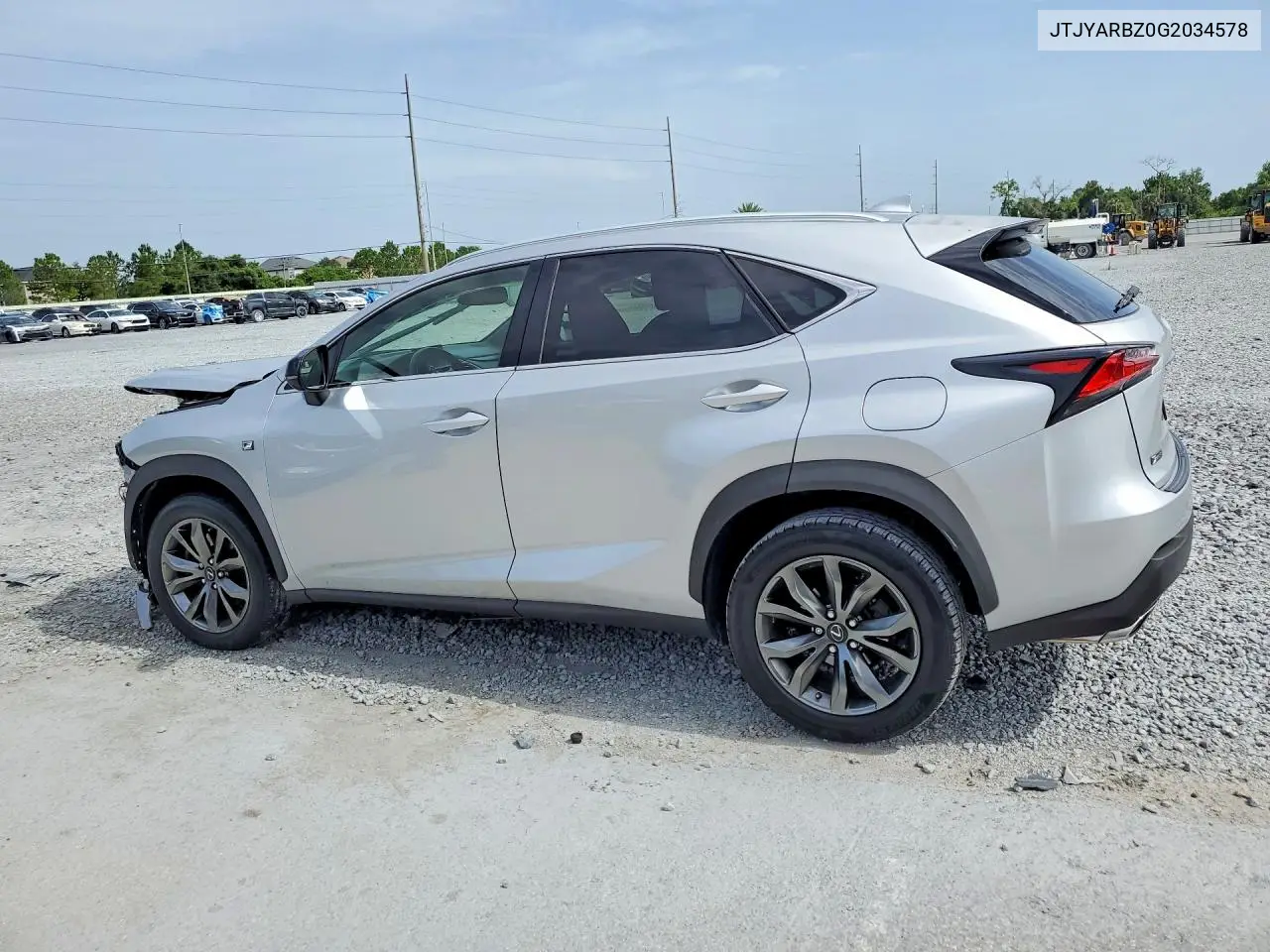 2016 Lexus Nx 200T F Sport VIN: JTJYARBZ0G2034578 Lot: 61018116