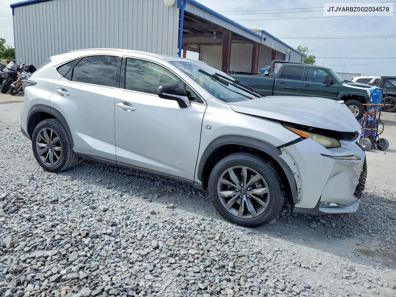 2016 Lexus Nx 200T F Sport VIN: JTJYARBZ0G2034578 Lot: 61018116