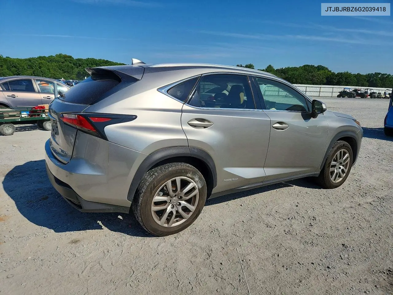 2016 Lexus Nx 300H VIN: JTJBJRBZ6G2039418 Lot: 61026286