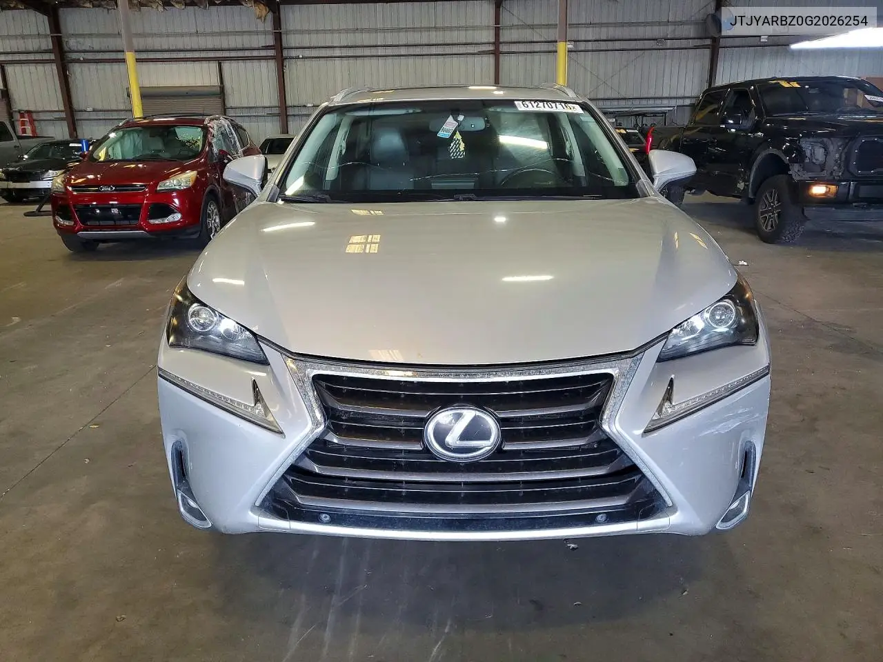 2016 Lexus Nx 200T Base VIN: JTJYARBZ0G2026254 Lot: 61270716