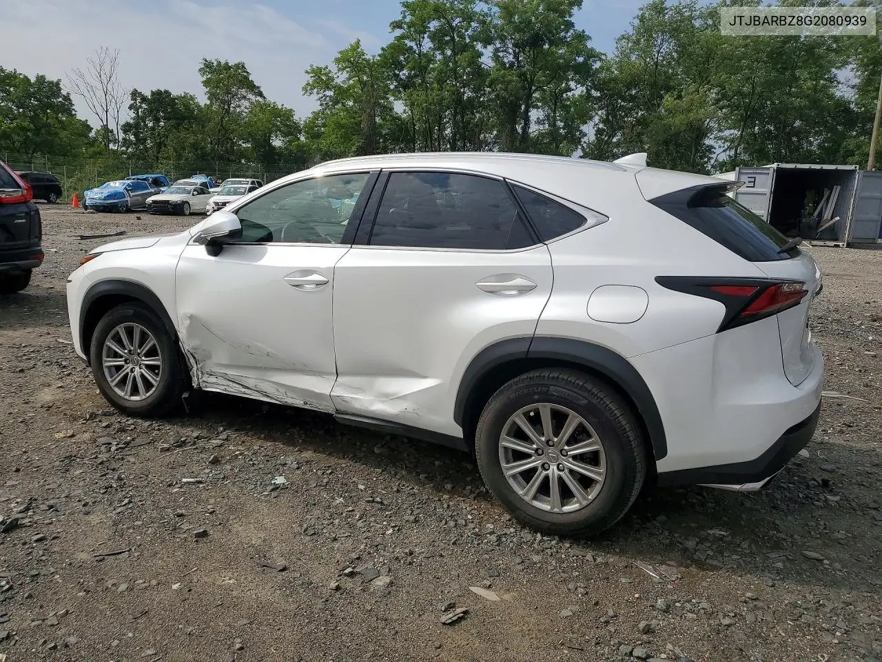 2016 Lexus Nx 200T Base VIN: JTJBARBZ8G2080939 Lot: 61508976