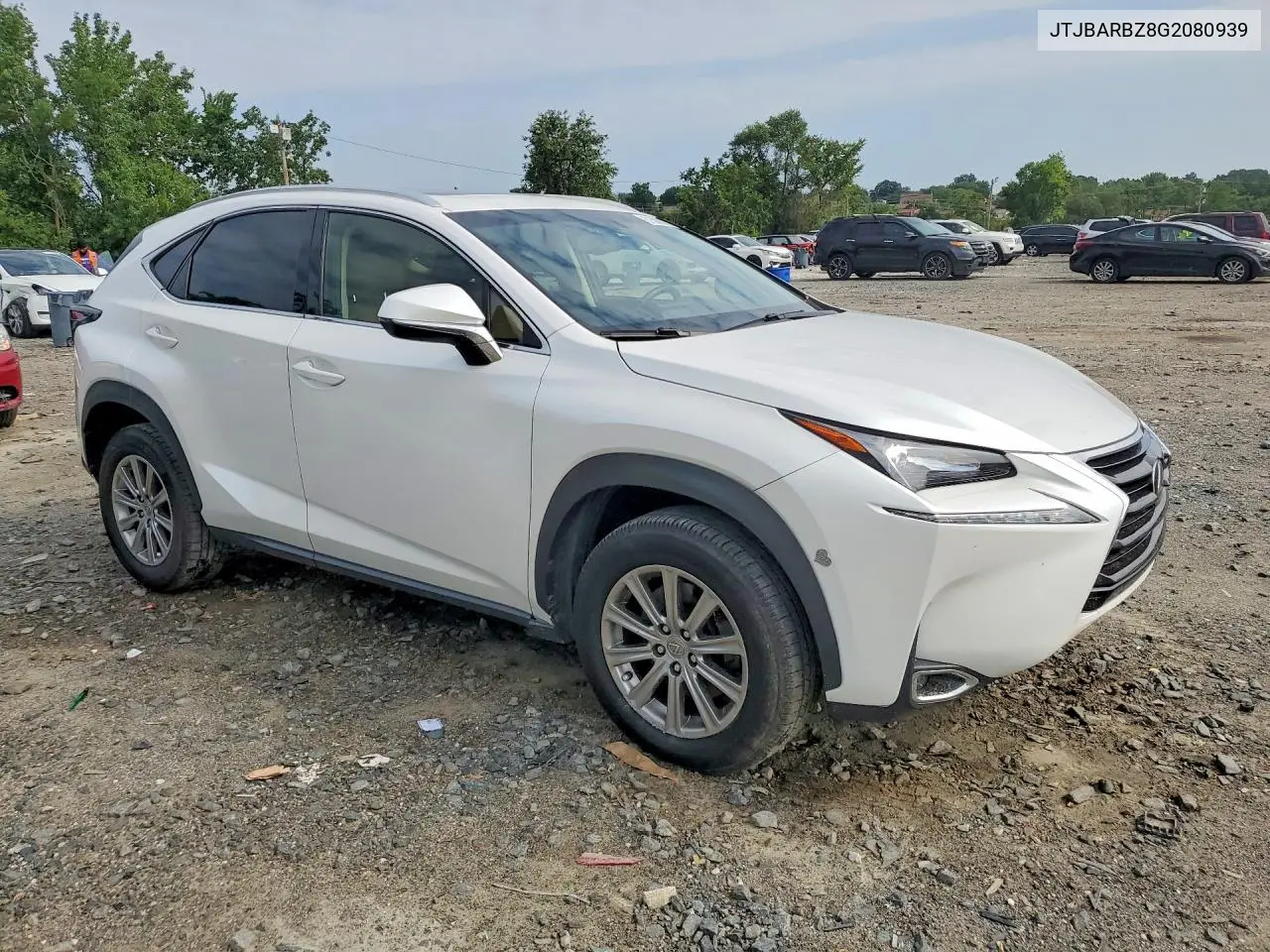 2016 Lexus Nx 200T Base VIN: JTJBARBZ8G2080939 Lot: 61508976