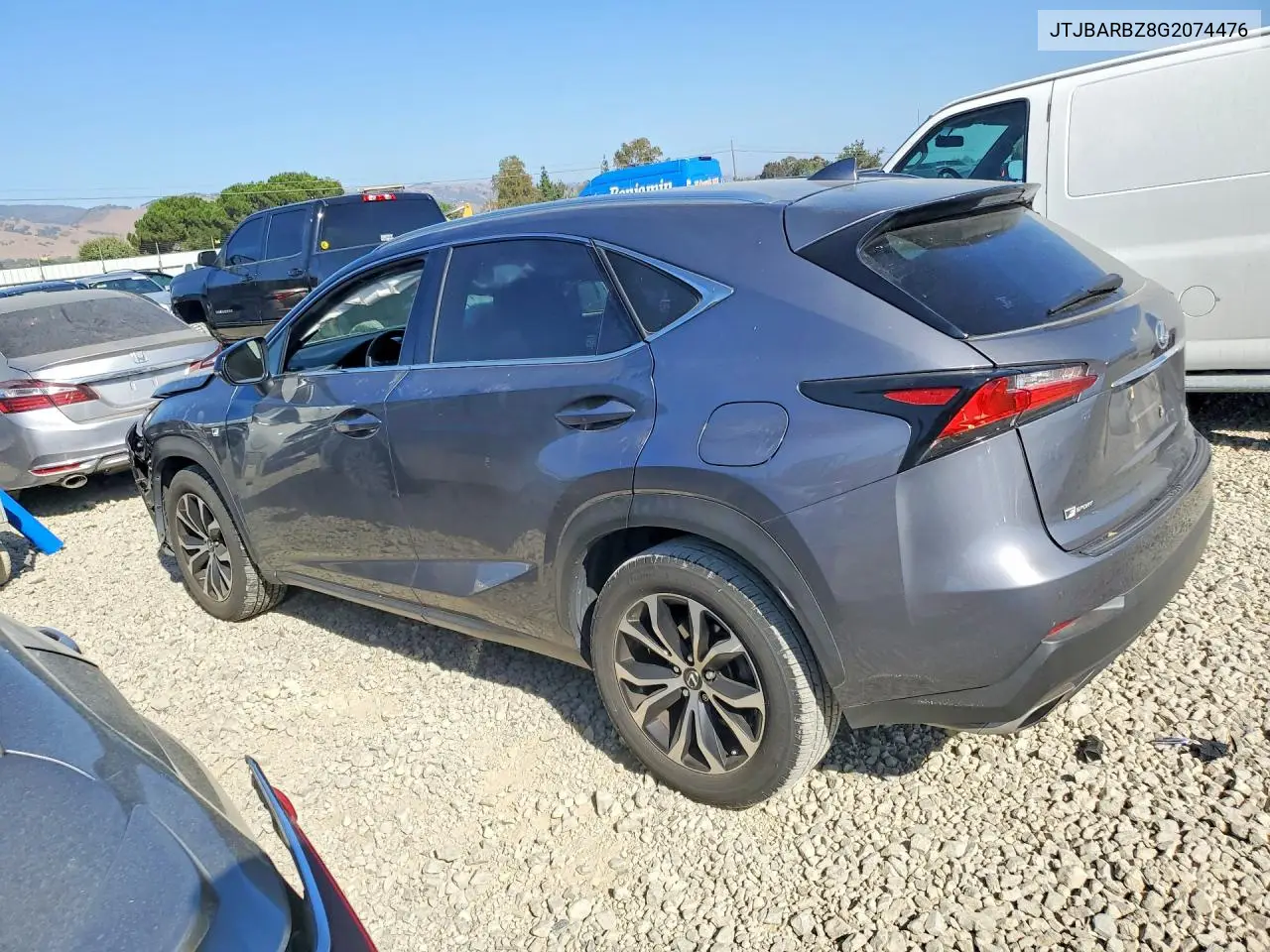 2016 Lexus Nx 200T F Sport VIN: JTJBARBZ8G2074476 Lot: 61810926