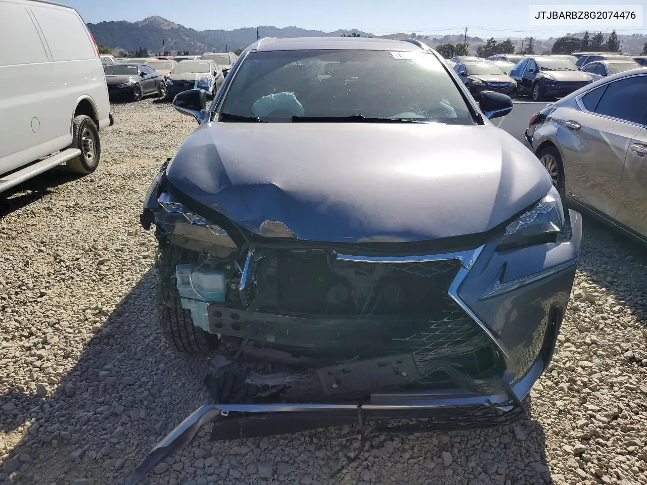 2016 Lexus Nx 200T F Sport VIN: JTJBARBZ8G2074476 Lot: 61810926
