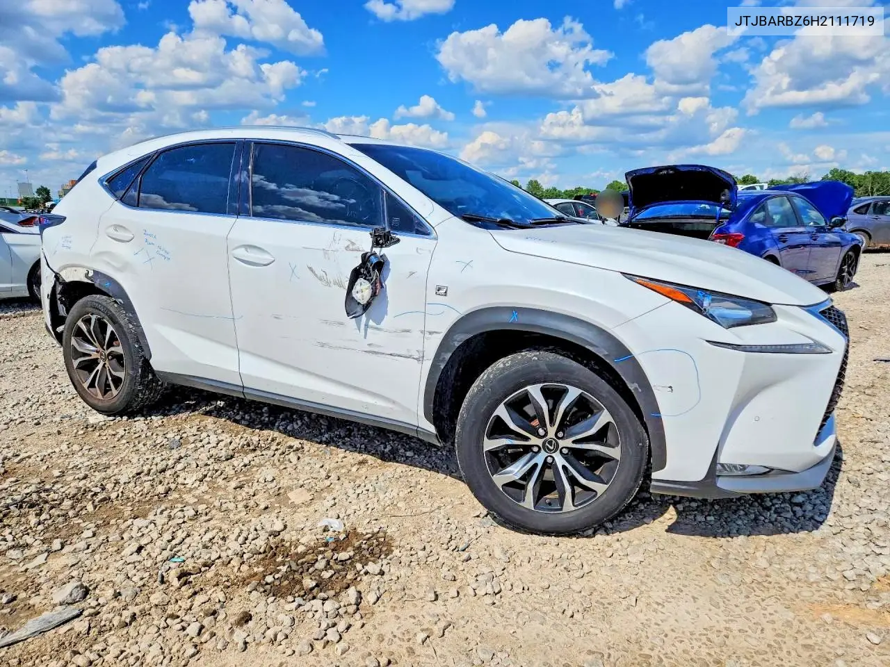 2017 Lexus Nx 200T F Sport VIN: JTJBARBZ6H2111719 Lot: 57527686