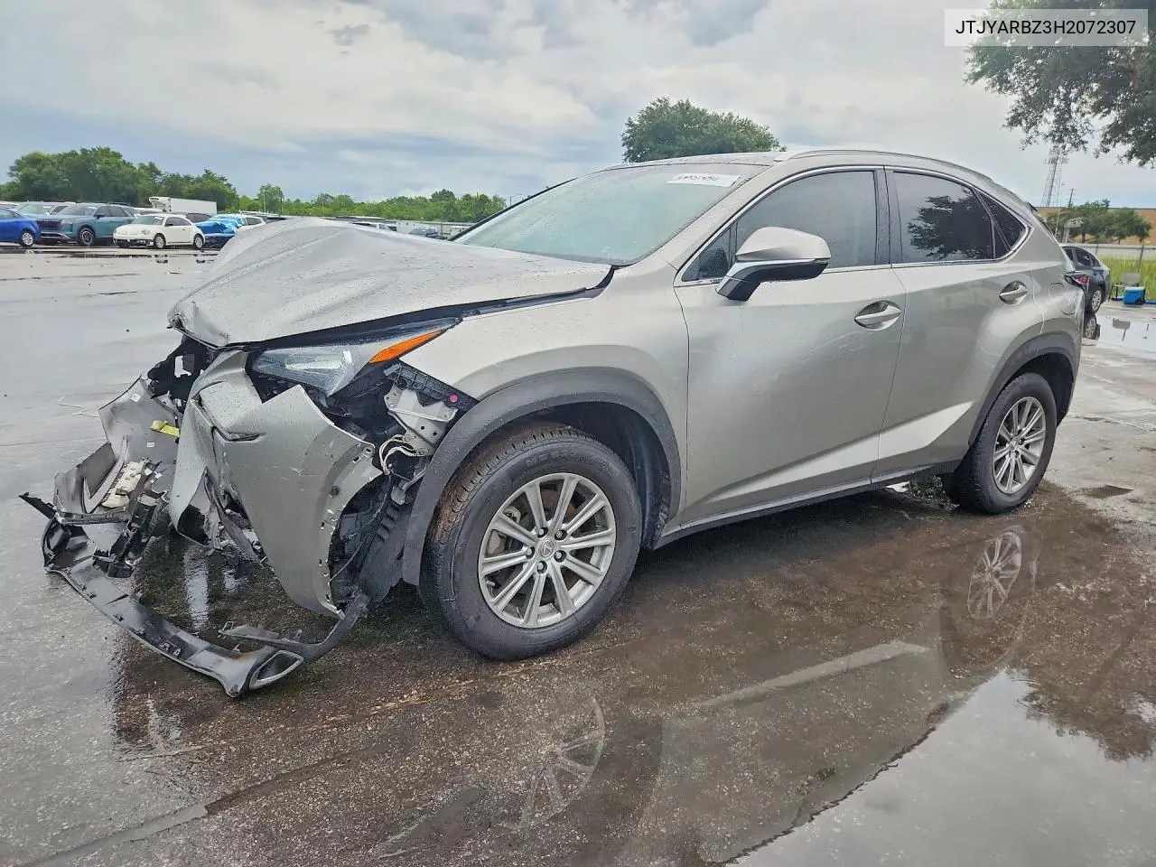 2017 Lexus Nx 200T Base VIN: JTJYARBZ3H2072307 Lot: 58931856