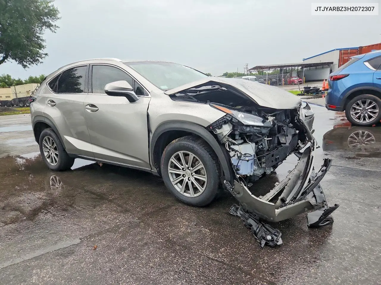 2017 Lexus Nx 200T Base VIN: JTJYARBZ3H2072307 Lot: 58931856