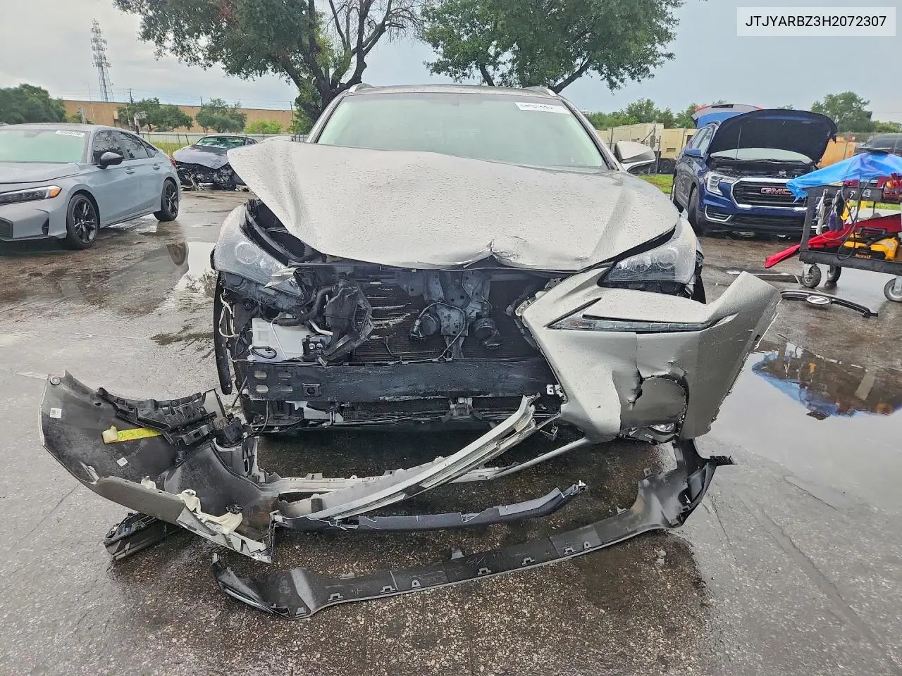 2017 Lexus Nx 200T Base VIN: JTJYARBZ3H2072307 Lot: 58931856